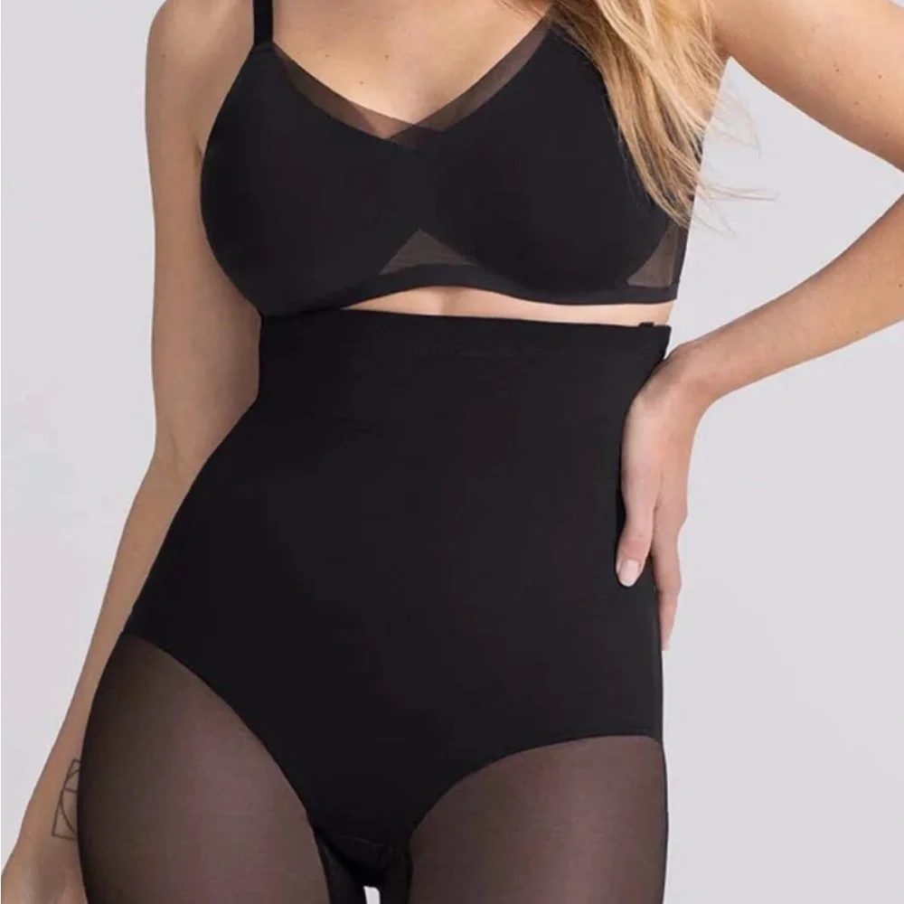 Honeylove SuperPower Short Sculpt Wear Shape Wear Black‎ Size Large